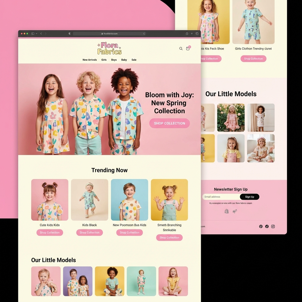 Flora Fabrics - Kids Clothing Store